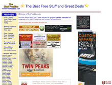 Tablet Screenshot of mostfreebies.com